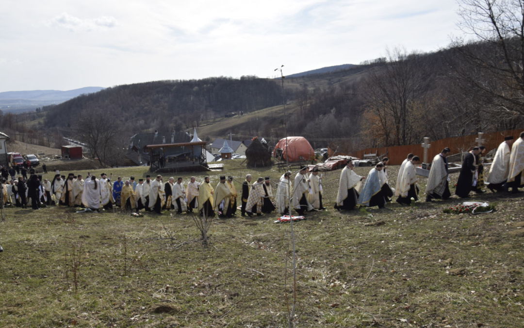 Inmormantarea Maicii Starete Monahia Epiharia Bruma, Manastirea Stramba, Bistrita-Nasaud
