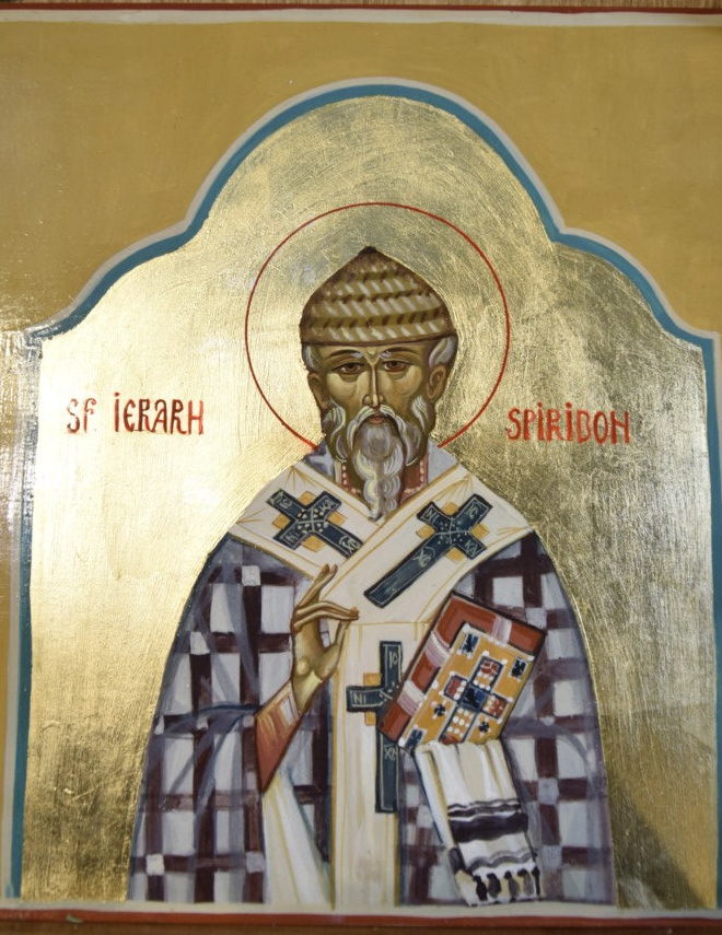 Sfantul Ierarh Spiridon, Episcopul Trimitundei, Hramul Manastirii Stramba, Bistrita-Nasaud