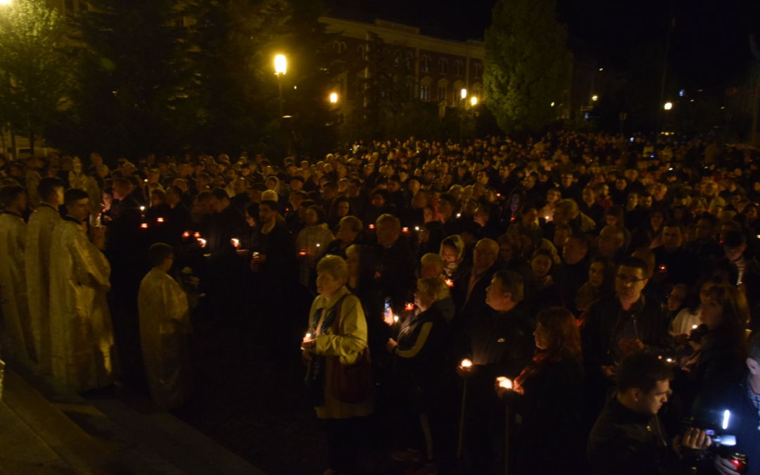 „Aceasta este ziua pe care a facut-o Domnul sa ne bucuram si sa ne veselim intr-insa”, Invierea Domnului, Catedrala Mitropolitana, Cluj Napoca
