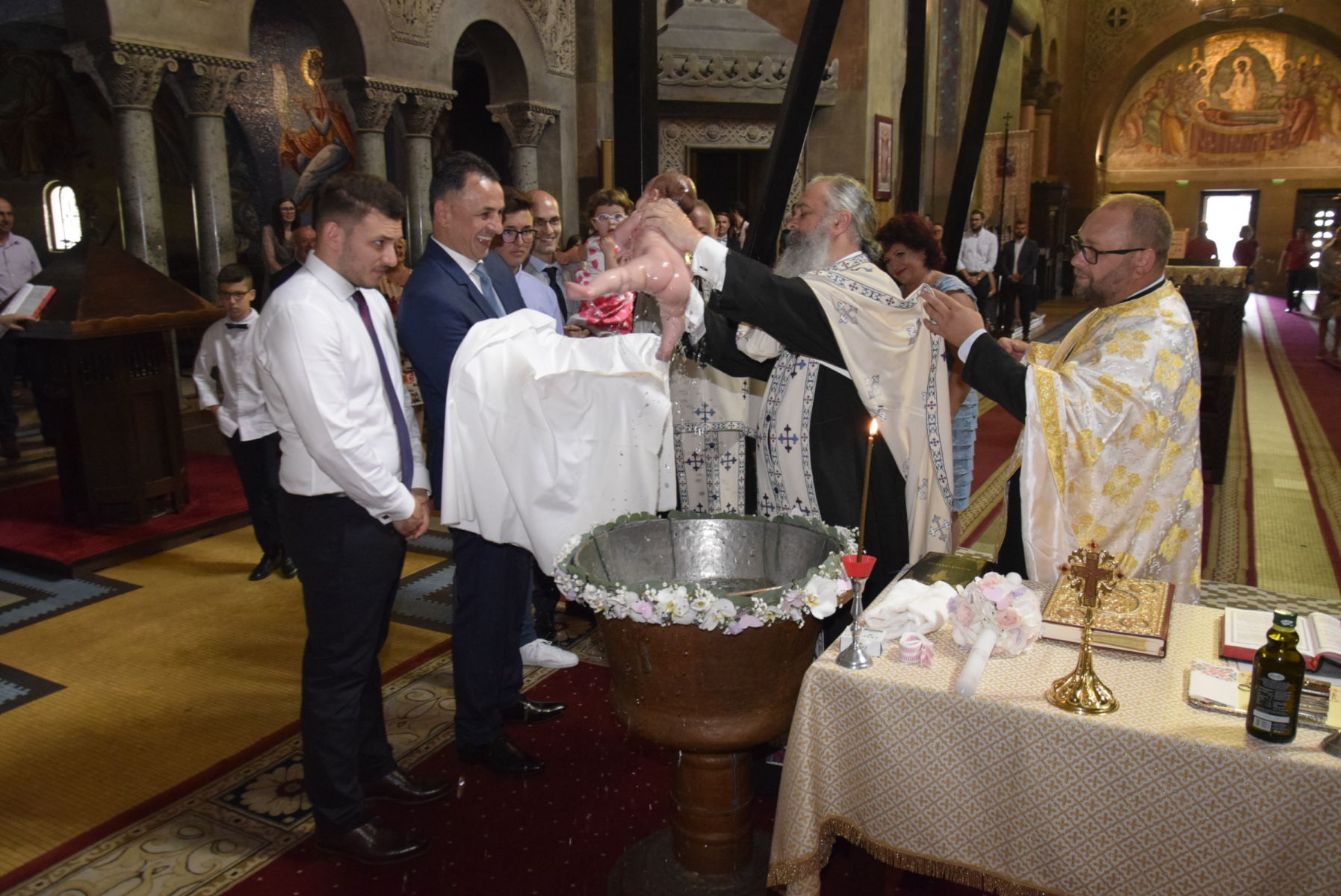 Botezul pruncului Ana Ecaterina, Catedrala Mitropolitana, Cluj-Napoca