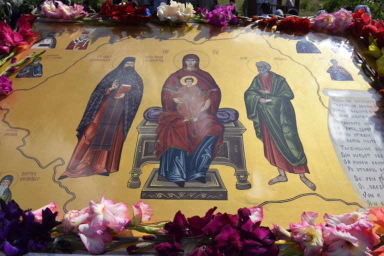 Sfantul Cuvios Ioan Iacob Hozevitul de la Neamt, Hramul Manastirii Piatra Craiului, Cluj