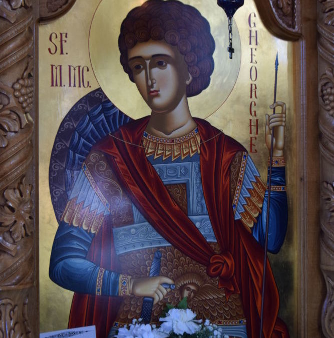 Sfantul Mare Mucenic Gheorghe, Purtatorul de Biruinta, Hramul Parohiei Petrani, Bihor