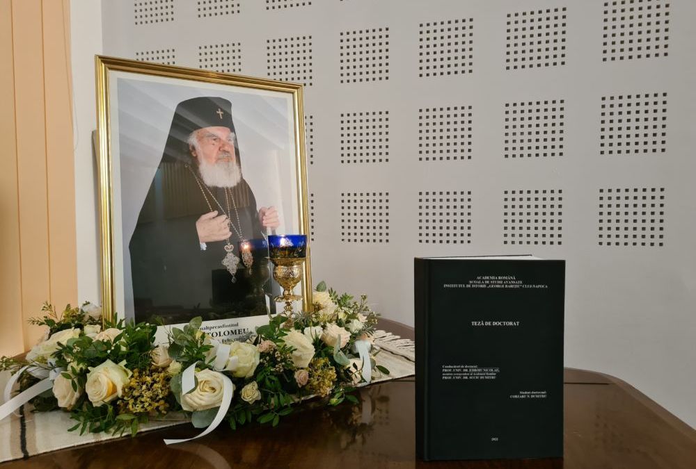Sustinerea tezei de Doctorat „Bartolomeu Valeriu Anania (1921-2011). Omul Destinul si Istoria”, Arhim. Dumitru Cobzaru