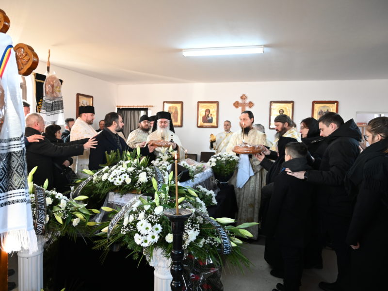 Inmormantarea credinciosului Dumitru Cioloca, Breaza, Mures