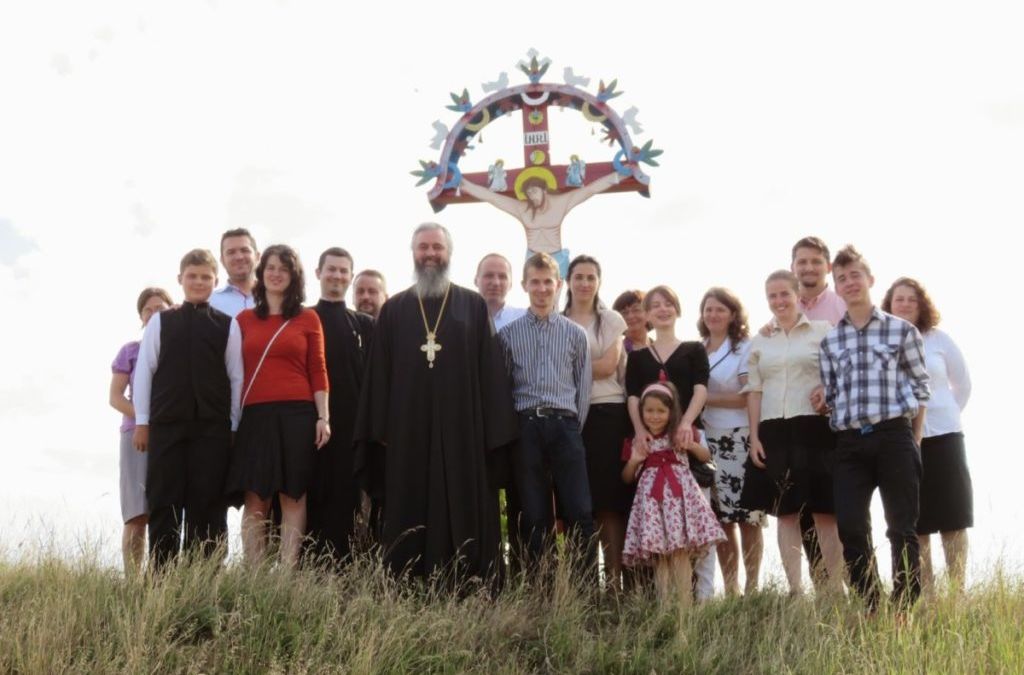 Sfanta Liturghie si botezul pruncii Sofia-Elena, Parohia Cernuc-Salaj